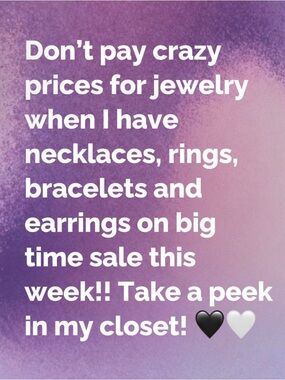 CRAZY JEWELRY SALE THIS WEEK 🩷